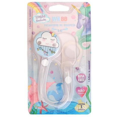 Prendedor de Chupeta Bebê com Fita Silicone Nuvem - Wilbabys é boa?