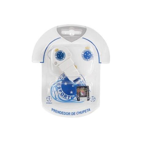 Prendedor de Chupeta Cruzeiro ou Atlético - Kids Gol Menor preço em Prendedor de Chupeta Cruzeiro ou Atlético - Kids Gol