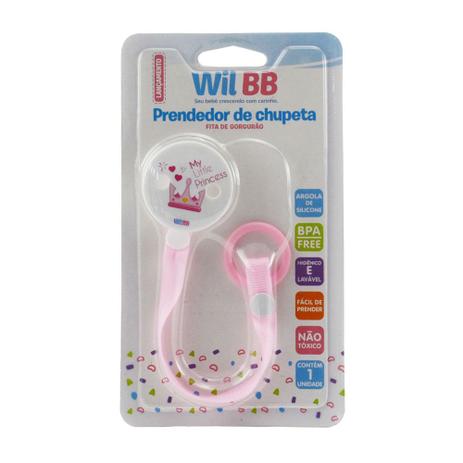 Prendedor de Chupeta Princesa Rosa - Wil BB é ruim? Prendedor de Chupeta Princesa Rosa - Wil BB é boa?