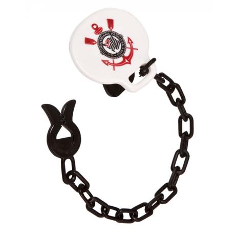 Prendedor de Chupetas Corinthians - Lolly Menor preço em Prendedor de Chupetas Corinthians - Lolly