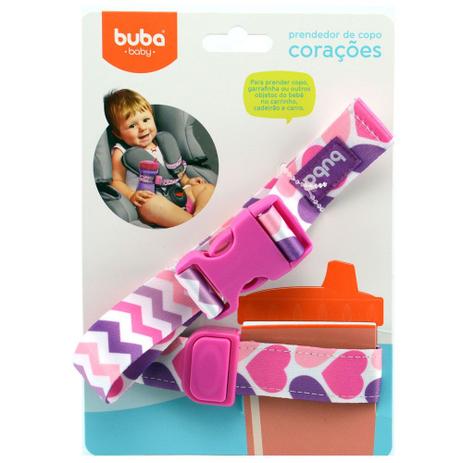 Prendedor de Copo Corações - Buba Menor preço em Prendedor de Copo Corações - Buba