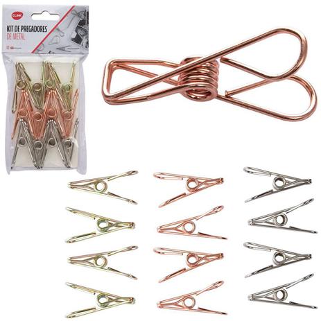 Prendedor De Roupa papel Metal Varal Pregador Color - CLINK é boa?