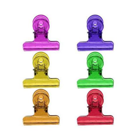 Prendedor Plástico Colorido Com 6 peças - Art house é boa?