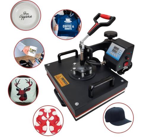 Prensa térmica sublimação 8 em 1 estampar - Importway Menor preço em Prensa térmica sublimação 8 em 1 estampar - Importway