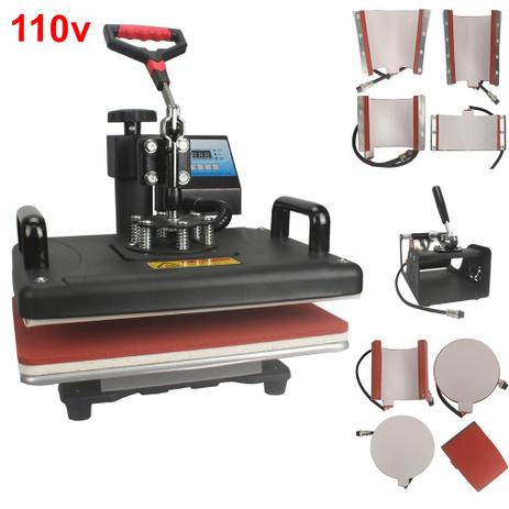 Prensa Térmica Sublimação 8 Em 1 Prato Camisas Canecas Bonés 110v - Tssaper Menor preço em Prensa Térmica Sublimação 8 Em 1 Prato Camisas Canecas Bonés 110v - Tssaper