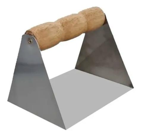 Prensador Amassador Aço Inox P/ Bife Hambúrguer Carne. Absoluto Metais Menor preço em Prensador Amassador Aço Inox P/ Bife Hambúrguer Carne. Absoluto Metais
