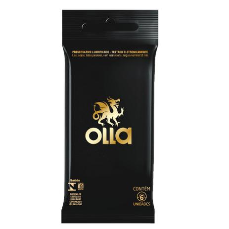 Preservativo Olla Extra Lubrificado 6 Unidades Menor preço em Preservativo Olla Extra Lubrificado 6 Unidades