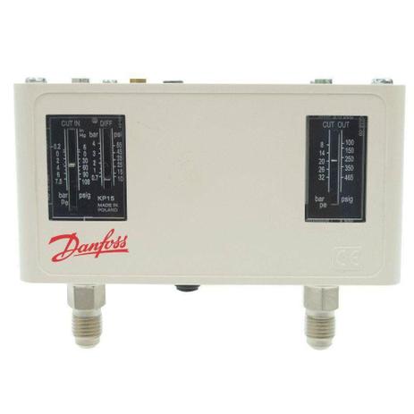Pressostato alta e baixa kp15 rearme automatico danfoss 060124191 Menor preço em Pressostato alta e baixa kp15 rearme automatico danfoss 060124191