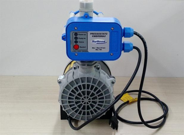 Pressurizador de agua 1/4cv - 120v, silencioso syllent com pressostato eletronico. Menor preço em Pressurizador de agua 1/4cv - 120v, silencioso syllent com pressostato eletronico.