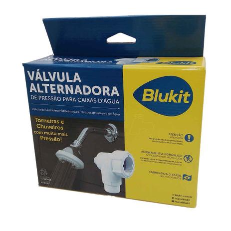Pressurizador Válvula Alternadora Pressão Caixa Dágua tuchão Blukit é boa?
