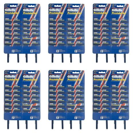 Prestobarba Aparelho De Barbear Regular 12x2 (Kit C/06) Menor preço em Prestobarba Aparelho De Barbear Regular 12x2 (Kit C/06)