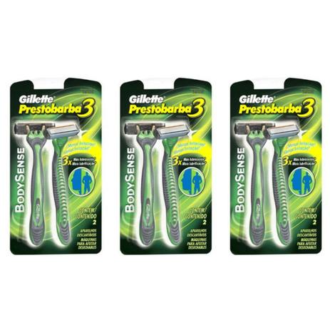 Prestobarba Aparelho Prestobarba 3 Body Masculino SM C/2 (Kit C/03) Menor preço em Prestobarba Aparelho Prestobarba 3 Body Masculino SM C/2 (Kit C/03)