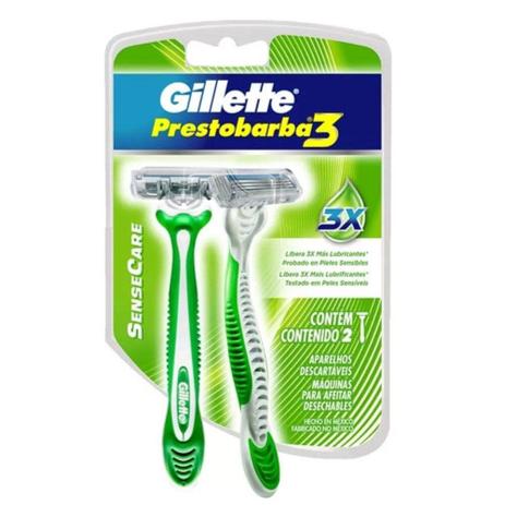 Prestobarba Presto 3 Sense Care SM Aparelho Barbear C/2 Menor preço em Prestobarba Presto 3 Sense Care SM Aparelho Barbear C/2