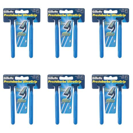 Prestobarba UltraGripe Aparelho Prestobarba Masculino Fix C/2 (Kit C/06) Menor preço em Prestobarba UltraGripe Aparelho Prestobarba Masculino Fix C/2 (Kit C/06)
