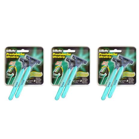 Prestobarba UltraGripe Aparelho Prestobarba Masculino Móvel C/2 (Kit C/03) Menor preço em Prestobarba UltraGripe Aparelho Prestobarba Masculino Móvel C/2 (Kit C/03)