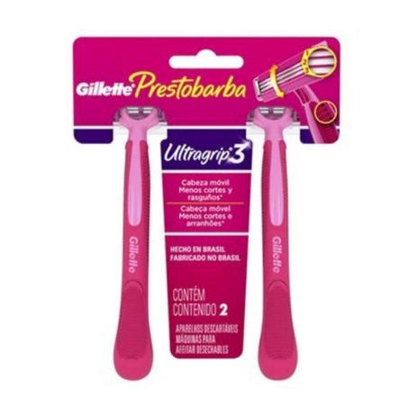 Prestobarba UltraGripe3 Aparelho Prestobarba Feminino C/2 Menor preço em Prestobarba UltraGripe3 Aparelho Prestobarba Feminino C/2