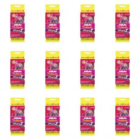 Prestobarba UltraGripe3 Aparelho Prestobarba Fix Feminino L5P4 (Kit C/12) Menor preço em Prestobarba UltraGripe3 Aparelho Prestobarba Fix Feminino L5P4 (Kit C/12)