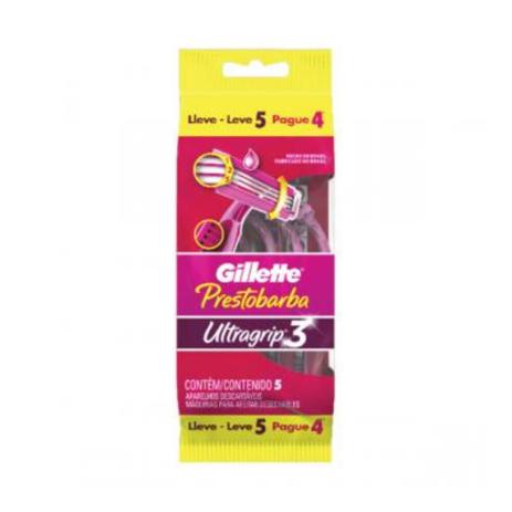 Prestobarba UltraGripe3 Aparelho Prestobarba Fix Feminino L5P4 Menor preço em Prestobarba UltraGripe3 Aparelho Prestobarba Fix Feminino L5P4