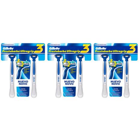 Prestobarba UltraGripe3 Aparelho Prestobarba Masculino C/2 (Kit C/03) Menor preço em Prestobarba UltraGripe3 Aparelho Prestobarba Masculino C/2 (Kit C/03)