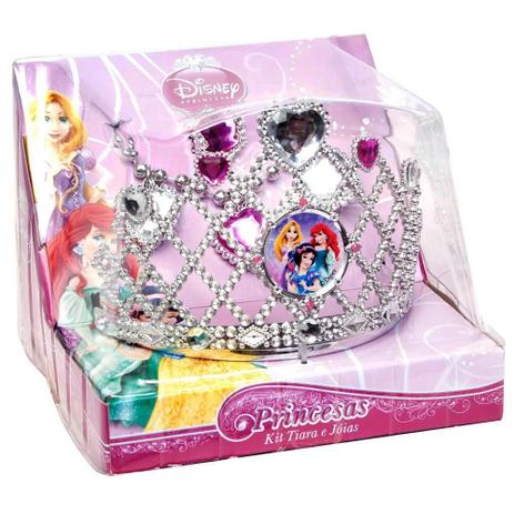 Princesas Kit Tiara E Joias 3 Peca - Multilaser Menor preço em Princesas Kit Tiara E Joias 3 Peca - Multilaser