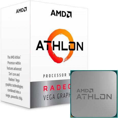 Processador AMD Athlon 220GE Dual Core 5MB 3.4GHz AM4 YD220GC6FBBOX Menor preço em Processador AMD Athlon 220GE Dual Core 5MB 3.4GHz AM4 YD220GC6FBBOX