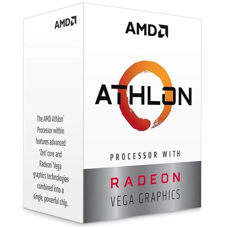 Processador AMD Athlon 240GE 3.5GHz AM4 4MB com placa de vídeo Radeon Vega 3 YD240GC6FBBOX Menor preço em Processador AMD Athlon 240GE 3.5GHz AM4 4MB com placa de vídeo Radeon Vega 3 YD240GC6FBBOX