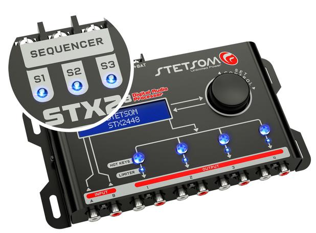 Processador de áudio digital Stetsom Stx 2448 Menor preço em Processador de áudio digital Stetsom Stx 2448