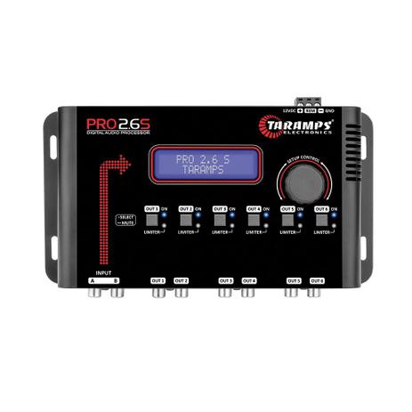 Processador De Áudio Digital Taramps Pro 2.6S 2 Entradas 6 Saídas Menor preço em Processador De Áudio Digital Taramps Pro 2.6S 2 Entradas 6 Saídas