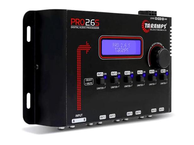 Processador de Audio Taramps PRO 2.6S DSP Dedicado 6 canais EQ 18 bandas Menor preço em Processador de Audio Taramps PRO 2.6S DSP Dedicado 6 canais EQ 18 bandas
