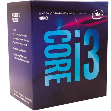 Processador Intel Core i3-8100 6MB 3.6GHz LGA 1151 BX80684I38100 Menor preço em Processador Intel Core i3-8100 6MB 3.6GHz LGA 1151 BX80684I38100