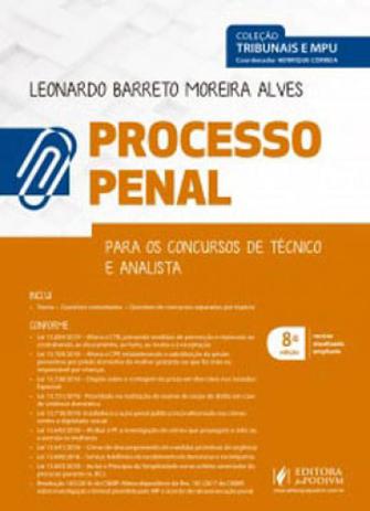 Processo penal - para os concursos de técnico e analista - Juspodivm Menor preço em Processo penal - para os concursos de técnico e analista - Juspodivm