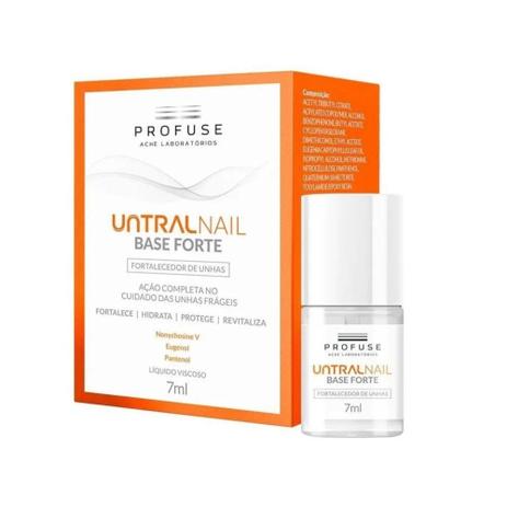 Profuse Fortalecedor De Unhas Untralnail Base Forte 7ml Menor preço em Profuse Fortalecedor De Unhas Untralnail Base Forte 7ml
