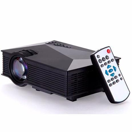 Projetor Mini Datashow Portatil Semi Profissional 1200 Lumens Retro Projetor Espelha Tela Screen Mirror - Unic Menor preço em Projetor Mini Datashow Portatil Semi Profissional 1200 Lumens Retro Projetor Espelha Tela Screen Mirror - Unic