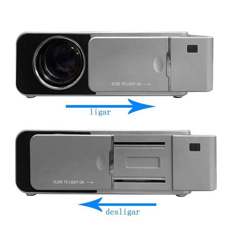 Projetor T6 Led Android 9.1 Wifi 3500 Lumens Usb Hdmi Vga Menor preço em Projetor T6 Led Android 9.1 Wifi 3500 Lumens Usb Hdmi Vga