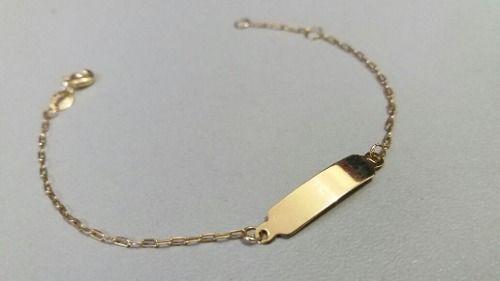 Promoção Pulseira Chapinha Infantil Bebê Ouro 18k 750 - Total pratas Menor preço em Promoção Pulseira Chapinha Infantil Bebê Ouro 18k 750 - Total pratas