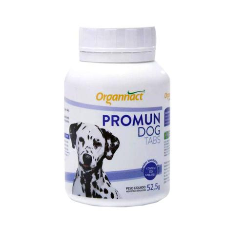 Promun Dog Tabs 52,5g 30 tabs Organnact Suplemento Cães Menor preço em Promun Dog Tabs 52,5g 30 tabs Organnact Suplemento Cães