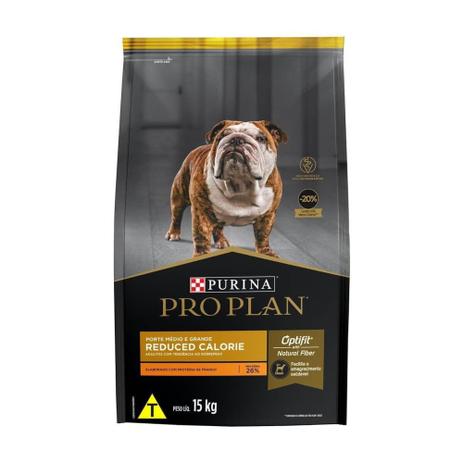 Ração proplan redução de calorias 15kg Clearance