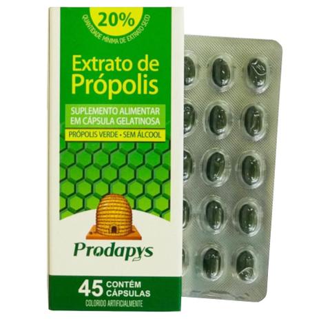 Própolis Verde - Suplemento Alimentar 45 cápsulas - Prodapys Menor preço em Própolis Verde - Suplemento Alimentar 45 cápsulas - Prodapys