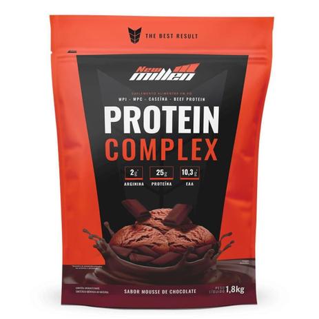 Menor preço em Protein Complex - 1800g Refil Mousse de Chocolate - New Millen