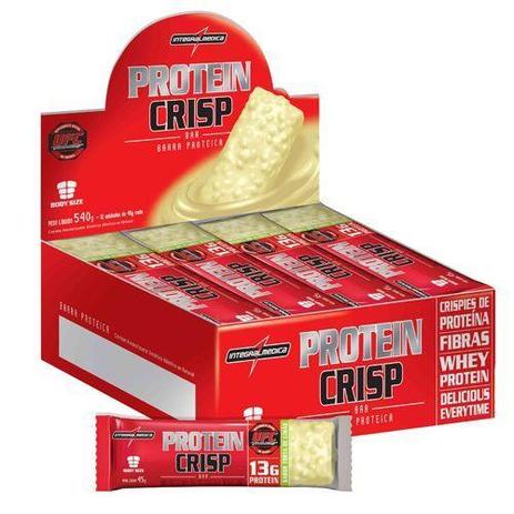 Protein Crisp Bar - 12 Unidades Torta de Limão - Integralmédica - Integralmedica é boa?
