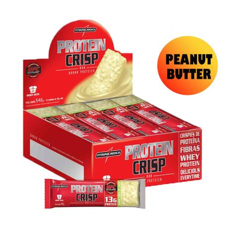 Protein Crisp Bar Cx.12Uni Integralmedica - Proteina - Integralmédica Menor preço em Protein Crisp Bar Cx.12Uni Integralmedica - Proteina - Integralmédica