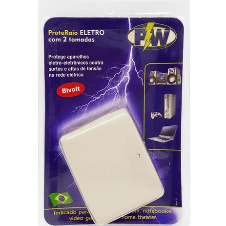 Protetor Contra Raio Surtos Picos Descarga 20A PW Elétrica Menor preço em Protetor Contra Raio Surtos Picos Descarga 20A PW Elétrica