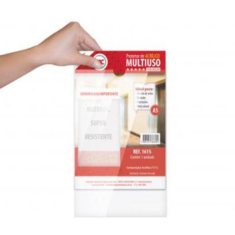 Protetor de Acrílico Flexível Multiuso A5 Auto Adesivo Dac Menor preço em Protetor de Acrílico Flexível Multiuso A5 Auto Adesivo Dac