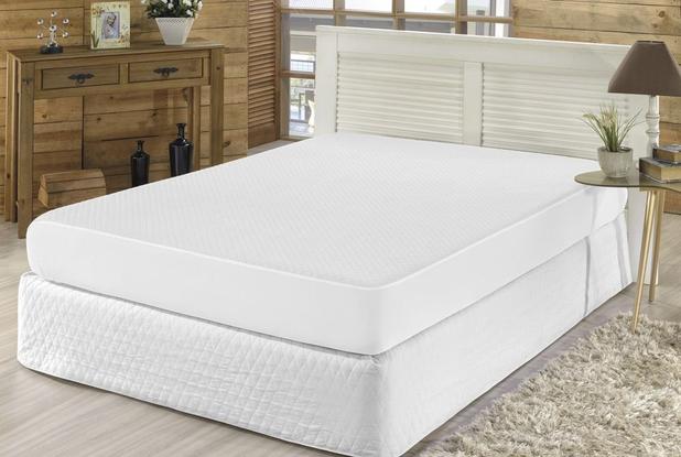 Protetor de Colchão Impermeável Casal 1,88m x 1,38m x 40cm- Branco - Beaf travesseiros Menor preço em Protetor de Colchão Impermeável Casal 1,88m x 1,38m x 40cm- Branco - Beaf travesseiros