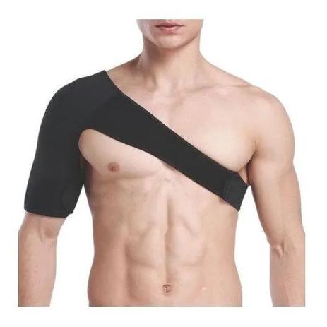 Protetor De Ombro Ombreira Suporte Clavícula De Neoprene Unisex Faixa Lateral - Exclusivo Menor preço em Protetor De Ombro Ombreira Suporte Clavícula De Neoprene Unisex Faixa Lateral - Exclusivo