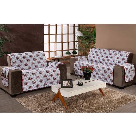 Protetor de Sofá Santos Estampado Para 2 e 3 Lugares Tecido Misto - Vermelho - Santos luan é ruim? Protetor de Sofá Santos Estampado Para 2 e 3 Lugares Tecido Misto - Vermelho - Santos luan é boa?