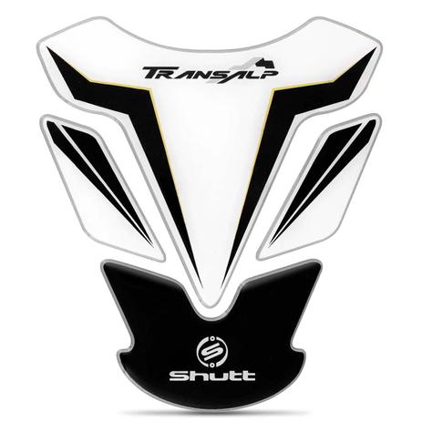 Protetor de Tanque Moto Honda Transalp XL 700V Adesivo Resinado Tank Pad Preto e Branco Shutt Menor preço em Protetor de Tanque Moto Honda Transalp XL 700V Adesivo Resinado Tank Pad Preto e Branco Shutt