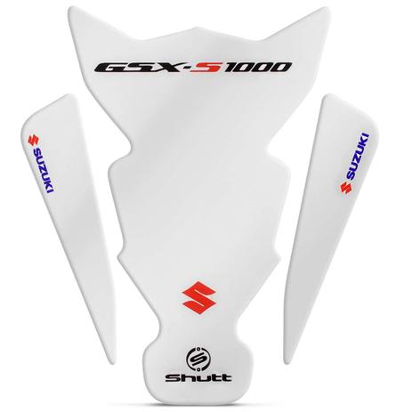 Protetor De Tanque Resinado Suzuki GSX S1000 Branco Tank Pad Shutt Menor preço em Protetor De Tanque Resinado Suzuki GSX S1000 Branco Tank Pad Shutt