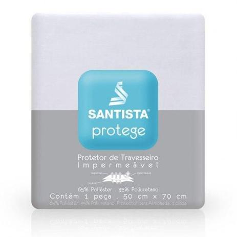 Protetor de Travesseiro Impermeável Protege - Santista Menor preço em Protetor de Travesseiro Impermeável Protege - Santista