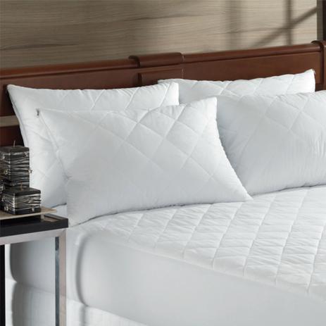 Protetor de Travesseiro Matelado Impermeável Branco - Panosul Menor preço em Protetor de Travesseiro Matelado Impermeável Branco - Panosul